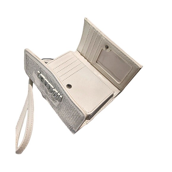 Steve Madden White BBRETT Stone Wallet - Picture 4 of 6